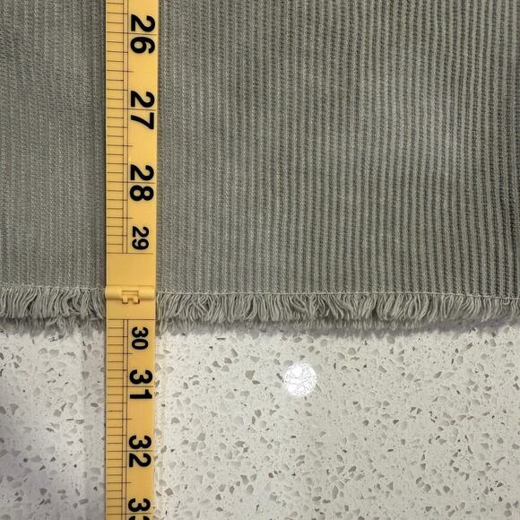 Zara Mint Green Women Corduroy Button Up Shacket Large Overized Fall Chic Casual - Picture 7 of 8